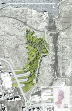 Campus Urbis (Siracusa, Italy, 2007), masterplan and diffused university campus for a coastal town-La Tonnaranode. Project by AION (Aleksandra Jaeschke and Andrea Di Stefano) with Francesco Minnitti.