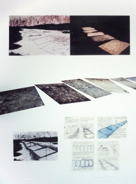 “Migration,” Super 8 film loop (1975)Carpenter’s early sketches and storyboard panels for the film.