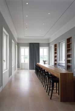 The smaller-scale bar is on the second level of the palace and opens out onto a new rooftop terrace.