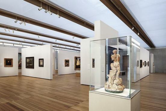 South gallery, view from the southeast.