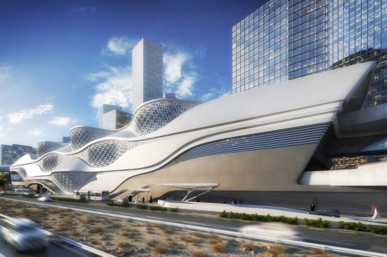 King Abdullah Financial District Metro Station by Zaha Hadid Architects
