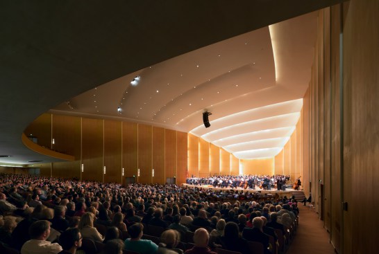 The main hall, which seats 2,400, during a recent performance of John Williams’ “Movie Masterworks”
