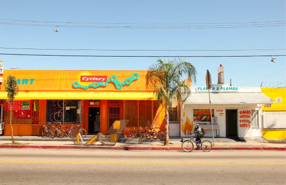 The Watts Community Studio project sought to re-envision the role of beautification” to create a holistic economic corridor in Watts, including storefront re-designs.