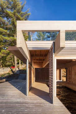 Lake Muskoka Boathouse. Port Carling, Ontario. Turkel Design