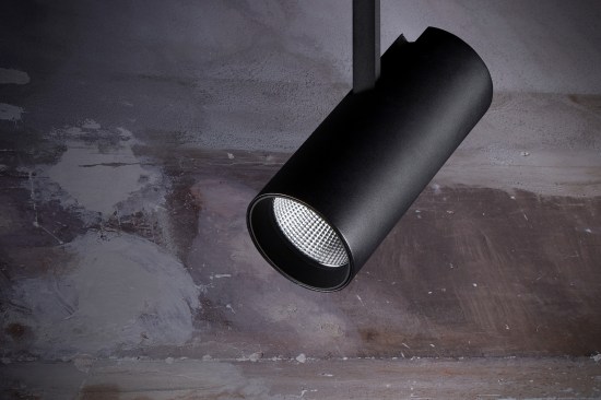 Hance Downlight in graphite black by Lamp Lighting