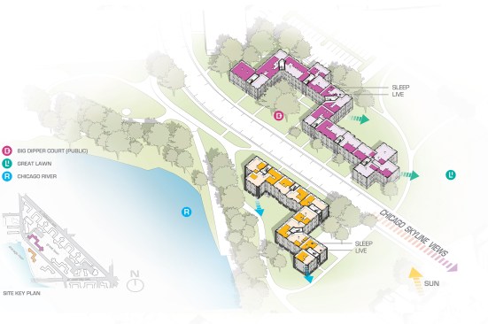 Site plan for a renovated Lathrop