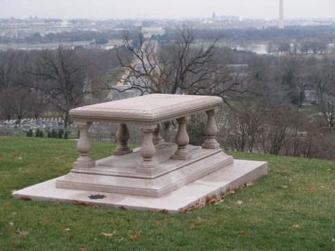 Pierre L'Enfant's grave at Arlington National Cemetery in Arlington, Va.