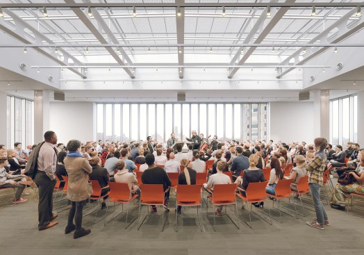 Lenfest Center for the Arts, Columbia University Manhattanville Campus. Designed by Renzo Piano Building Workshop, with Davis Brody Bond (executive architect).