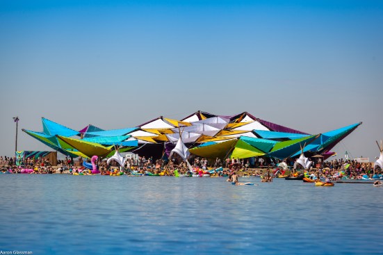Wapiti, a Do LaB-designed tent that can accommodate 10,000 partygoers