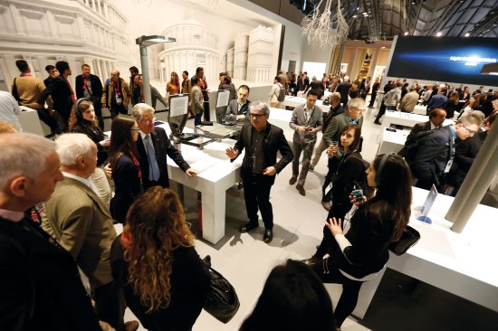 iGuzzini's 2016 Light+Building stand.