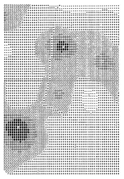 A detail of a 1966 map of Boston, created with SMYMAP, that shows a surface contour of car thefts