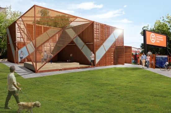 Rendering of Socrates Sculpture Park