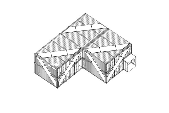 Expanded Cubes axonometric