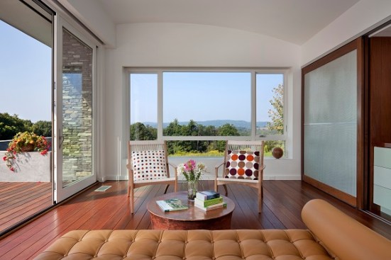 Windows and door selection is critical for energy efficiency, connection with the surrounding landscape, and making the design a reality. Courtesy of Demetriades + Walker.