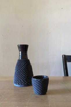 Carafe and espresso cup, Lüp Ceramics