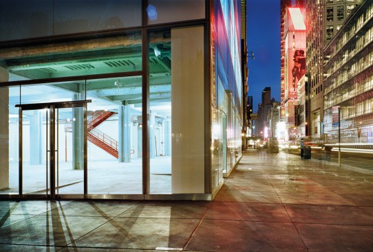 Empty Store, 42nd Street and 6th Avenue, New York City “This empty space had been cleared to its skeleton. The eerily cold industrial lighting gave the space a strange presence in the midtown area of New York City.” -- Lynn Saville