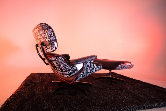 The Mike Ford Eames Lounge Chair and Ottoman remix