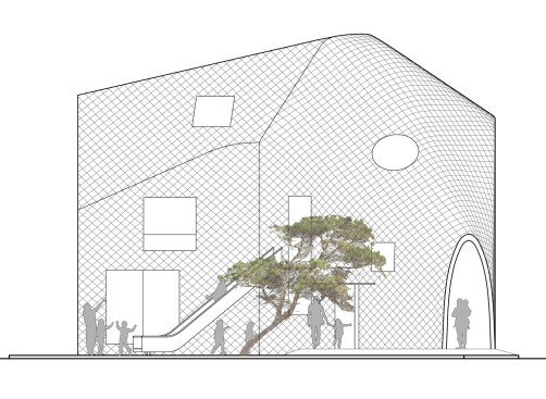 Clover House, elevation