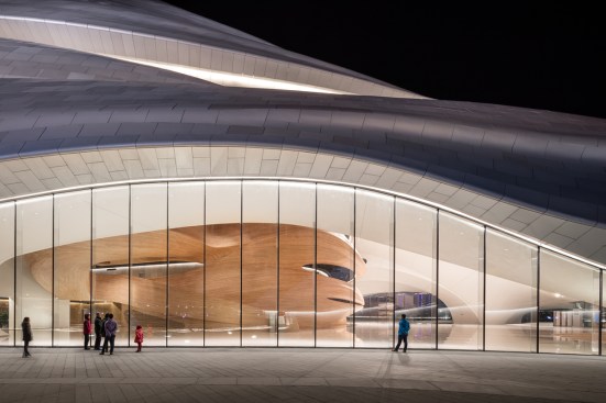 View into grand lobby