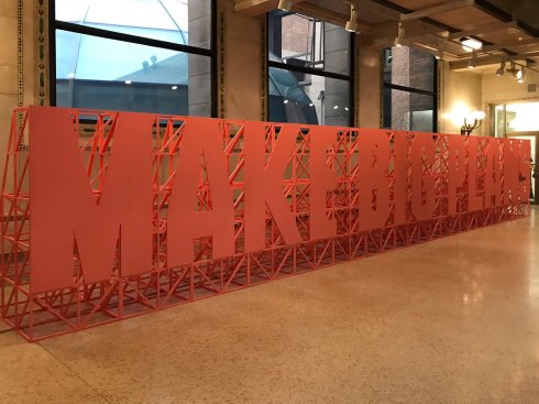 Make Big Plans by Rotterdam-based Monadnock at the 2017 Chicago Architecture Biennial.