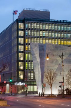 DSNY-Parking Garage and Salt Shead: New York NY, Architect: Dattner Architects with WXY Architects