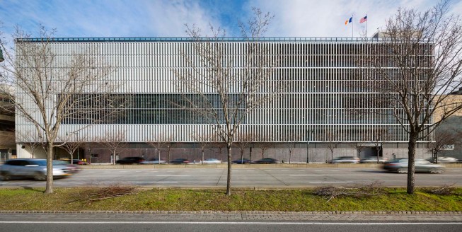 DSNY-Parking Garage and Salt Shead: New York NY, Architect: Dattner Architects with WXY Architects
