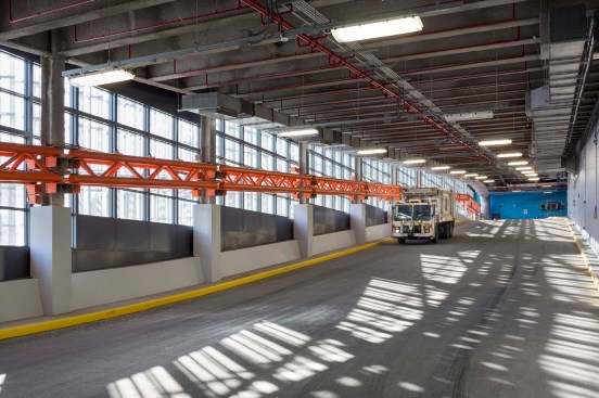 DSNY-Parking Garage and Salt Shead: New York NY, Architect: Dattner Architects with WXY Architects