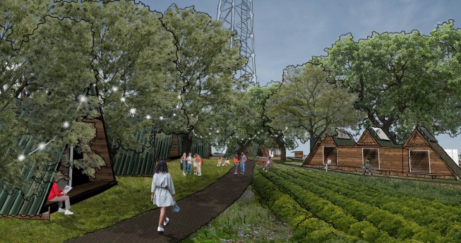 Concept 2 Urban Sprout Farms ecovillage lodging