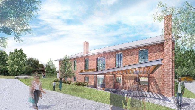 The Mary Potter Academy revitalization includes the adaptive reuse of the historical industrial arts building into a conference center.