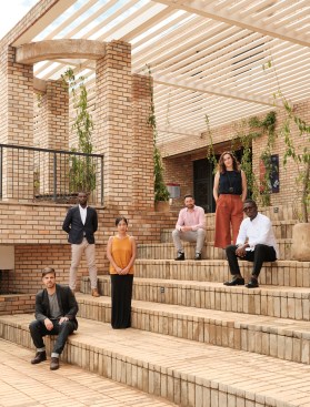 The Kigali, Rwanda, office of MASS Design