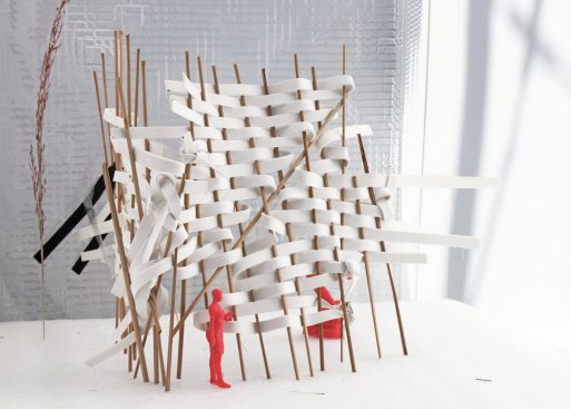 V. Mitch McEwen with Kristina Kay Robinson and Princeton Black Box (Julia Medina, Sally Jane Ruybalid, Samuel Wright II). :R Maroon System IIII. 2020. PETG, foam, PLA, dried plants, neoprene, Dimensions variable