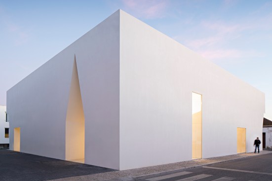 Exterior view at dusk