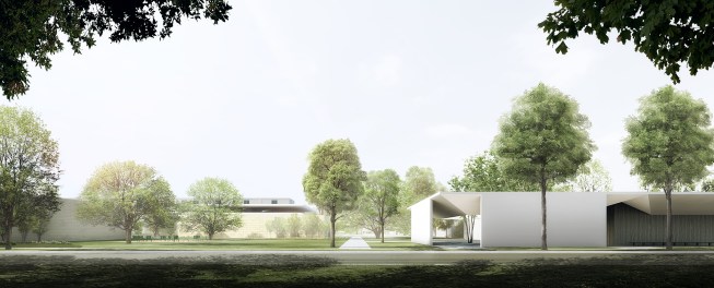 Rendering of the Menil Drawing Institute