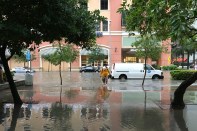 Sunny day flooding in Miami