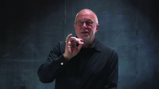 K. Michael Hays lecturing during his online course at Harvard's Graduate School of Design