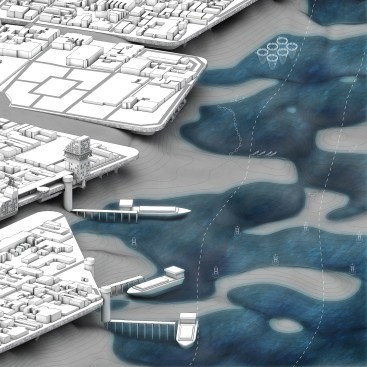 Migratory Landforms, a research submission for the 2016 D3 Natural Systems Competition, explores strategies for land-building in response to the loss of habitable ground caused by climate change.