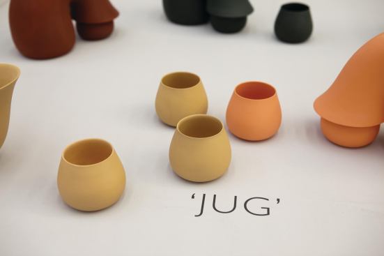 Aldo Bakker's biomorphic water pitcher, Jug. 
aldobakker.com, 
particlesgallery.com