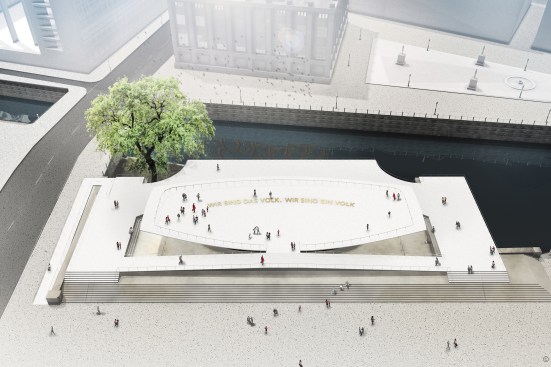 Bird’s-eye view of the Monument.