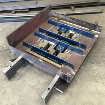 A commercial mold commissioned to enable MineralBuilt's testing in production machinery