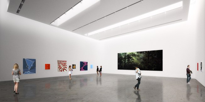 Gallery at the Moody Center for the Arts at Rice University
