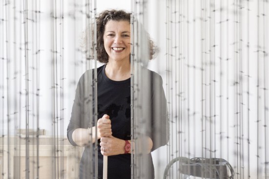 Mona Hatoum, the Moody’s inaugural artist-in-residence