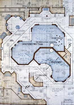 Plan view of tanks