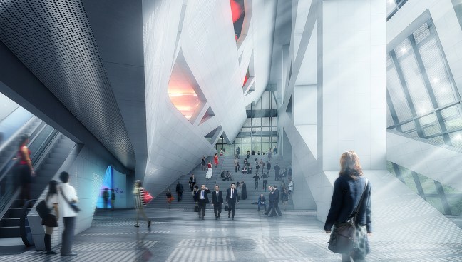 West entrance lobby 