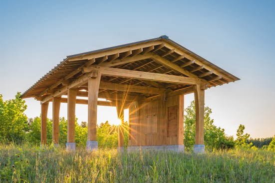 Notre Dame LEEF Pavilion, St. Patrick's County Park, Buccellato Design (Photo by Matt Cashore)