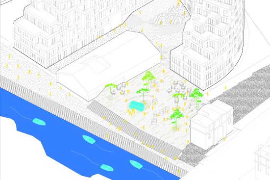 Ilot de l’Octroi plaza