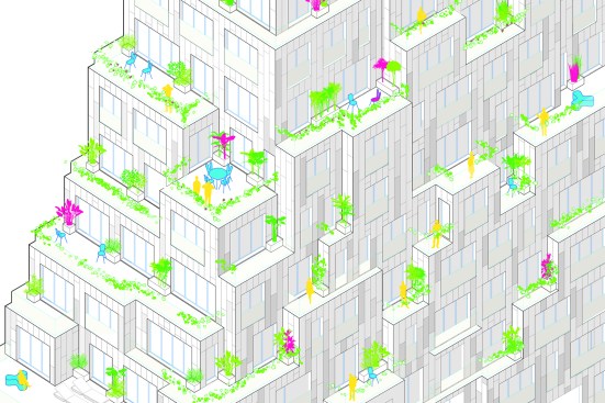 Ilot de l’Octroi terraces