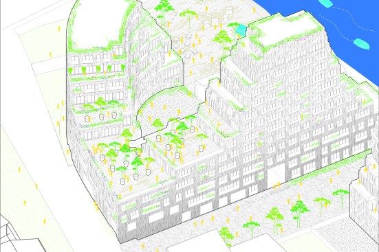 Ilot de l’Octroi terraces