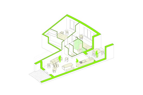 Ilot de l’Octroi two-bedroom configuration