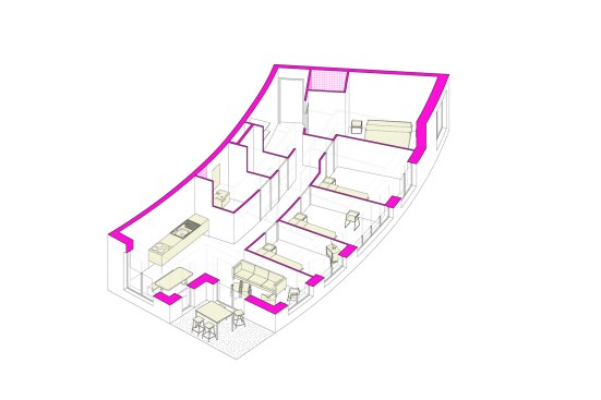 Ilot de l’Octroi four-bedroom configuration