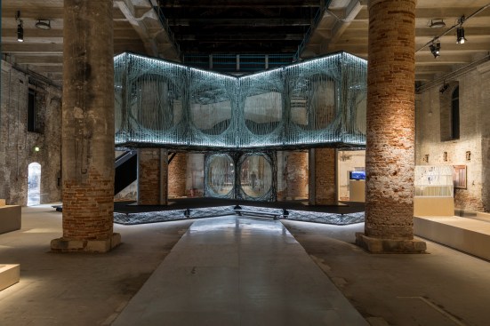 "Material Culture: Rethinking the Physical Substrate for Living Together," by Achim Menges and Jan Knippers of the University of Stuttgart